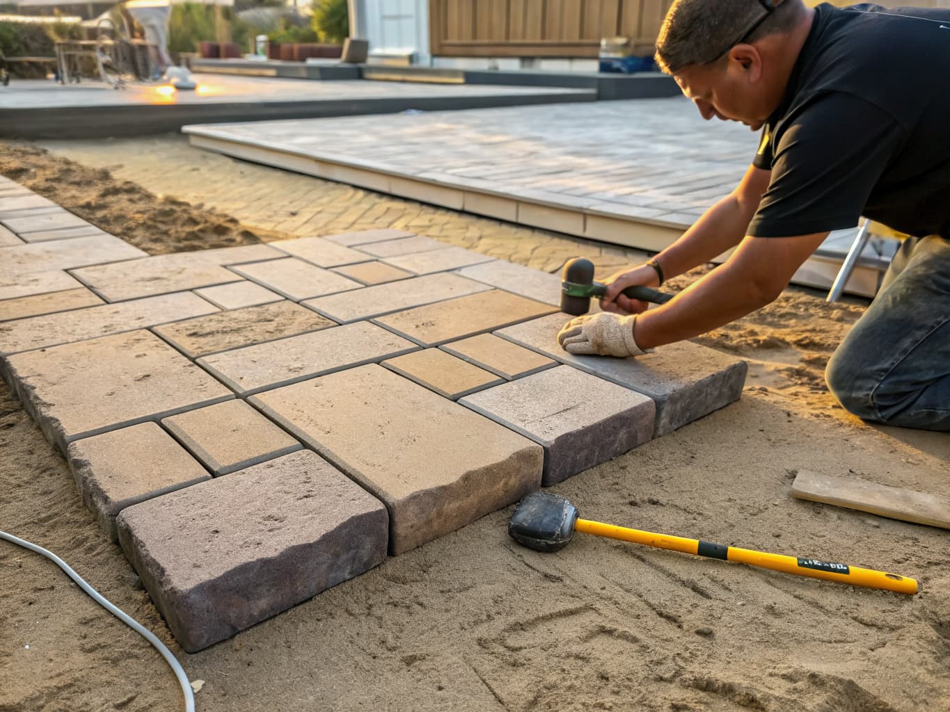 Professional patio and outdoor construction work by Holmes Outdoor